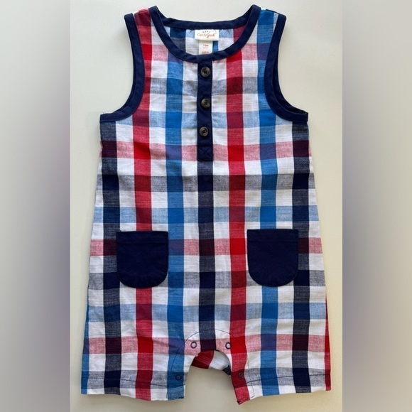 NWOT Cat & Jack Baby Romper 100% Cotton Size 12 months - Picture 1 of 6